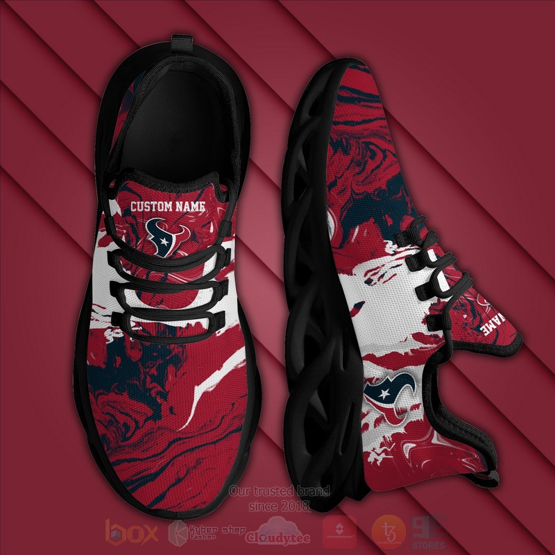 BEST Houston Texans NFL American Custom Name Clunky Max Soul Sneakers word2