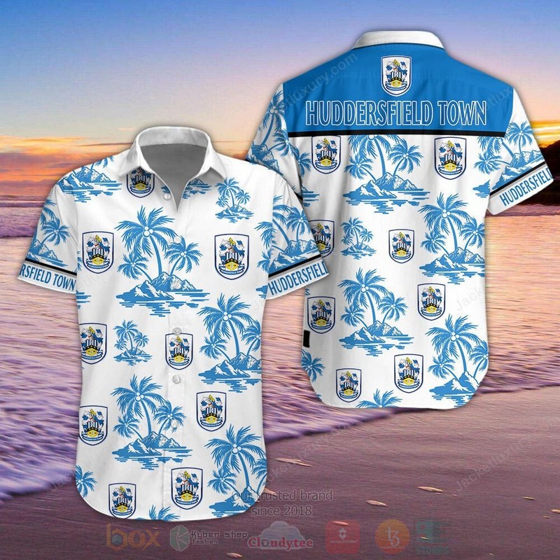 BEST Huddersfield Town A.F.C Aloha Shirt, Short-Pants word3