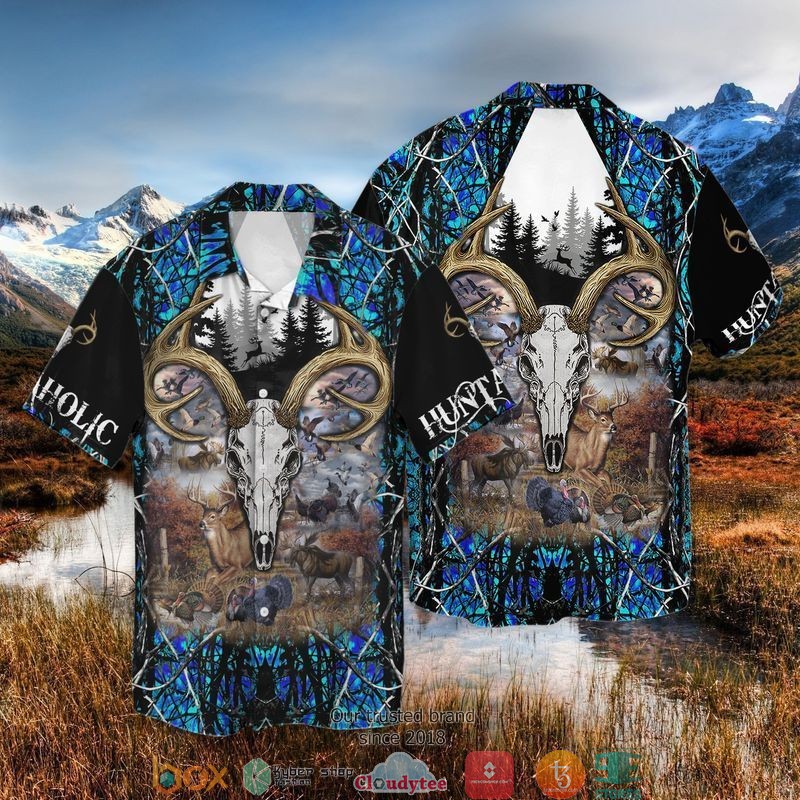 Hunting Deer Short Sleeve Hawaiian Shirt