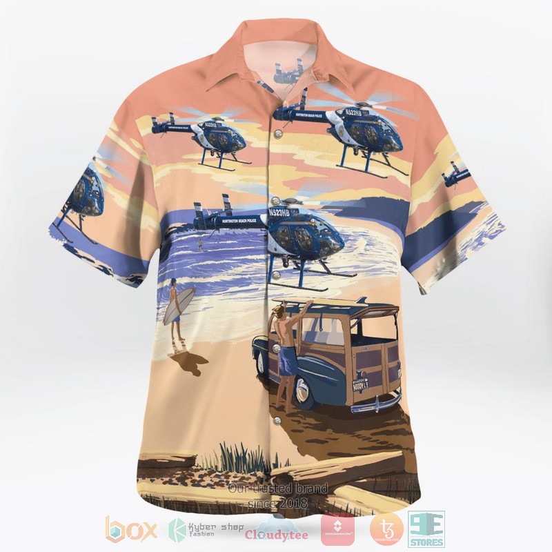 BEST Huntington Beach Police Department McDonnell Douglas MD-500N Hawaii Shirt 3 Huntington Beach Police Department McDonnell Douglas MD 500N Hawaiian Shirt 1 2