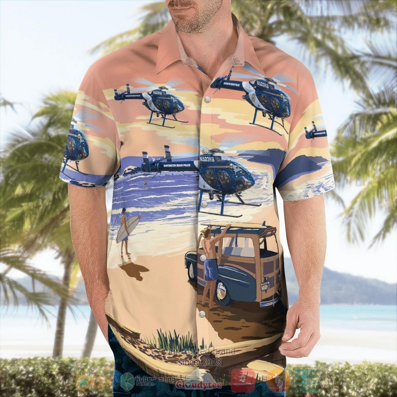 BEST Huntington Beach Police Department McDonnell Douglas MD-500N Hawaii Shirt 4 Huntington Beach Police Department McDonnell Douglas MD 500N Hawaiian Shirt 1 2 3