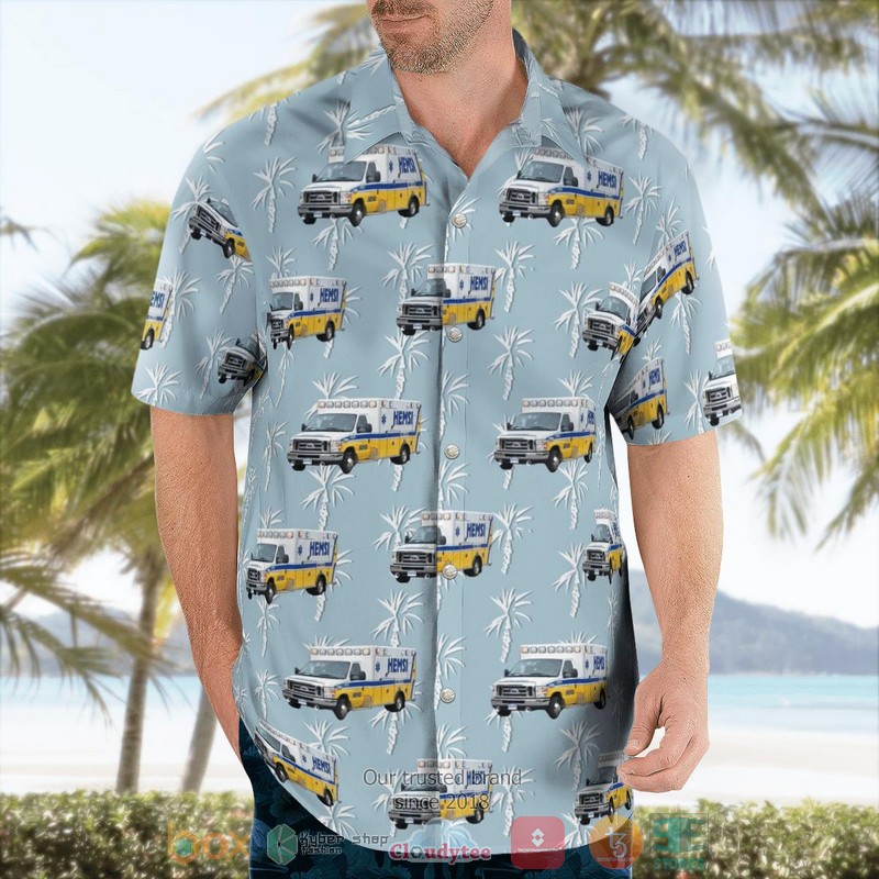 Huntsville Emergency Medical Services Alabama HEMSI Ambulance Hawaiian Shirt 3 Huntsville Emergency Medical Services Alabama HEMSI Ambulance Hawaiian Shirt word3