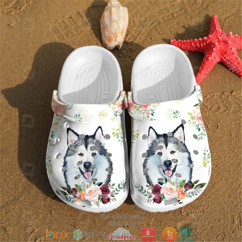 Husky Flowers Crocband Clogs