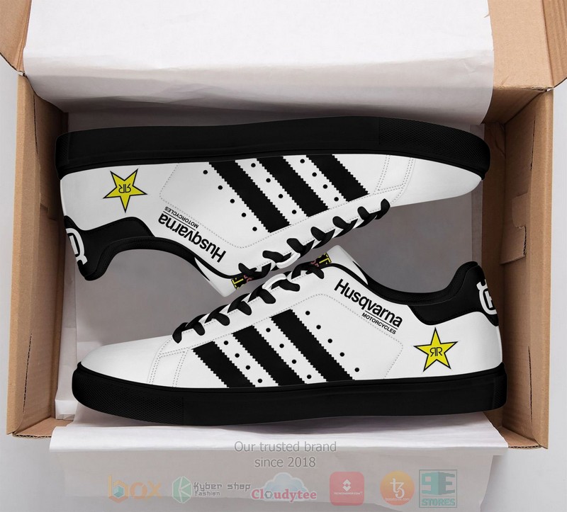 BEST Husqvarna Motorcycles Racing White Stan Smith Shoes Sneakers word3
