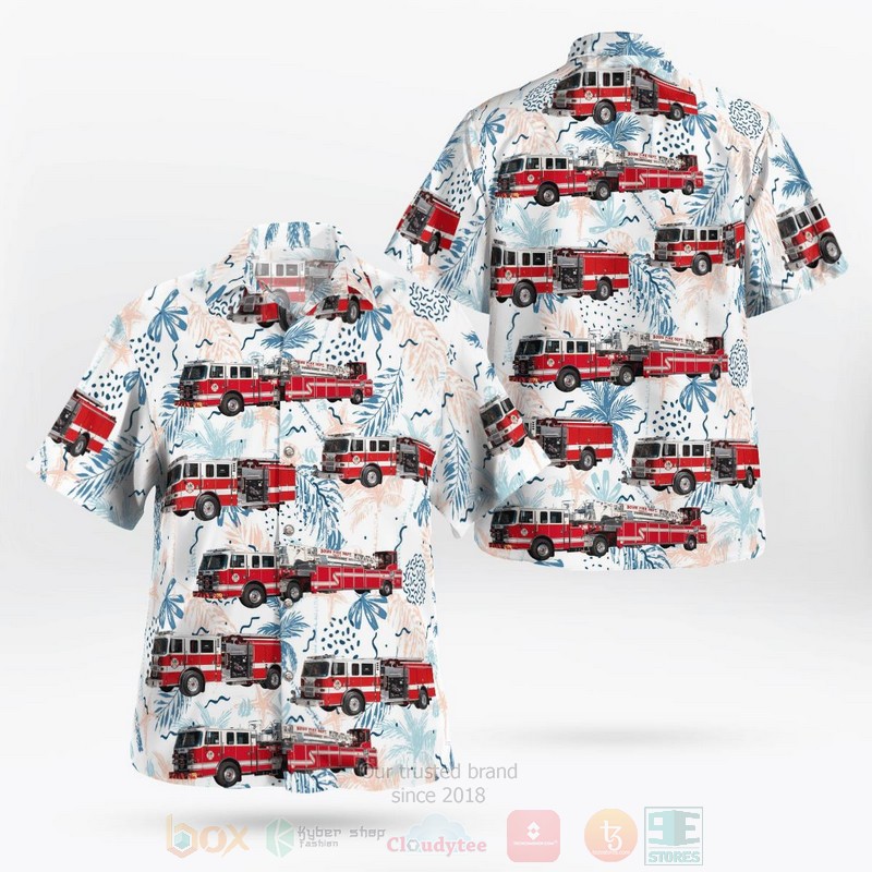 Idaho Boise Fire Department Hawaiian Shirt