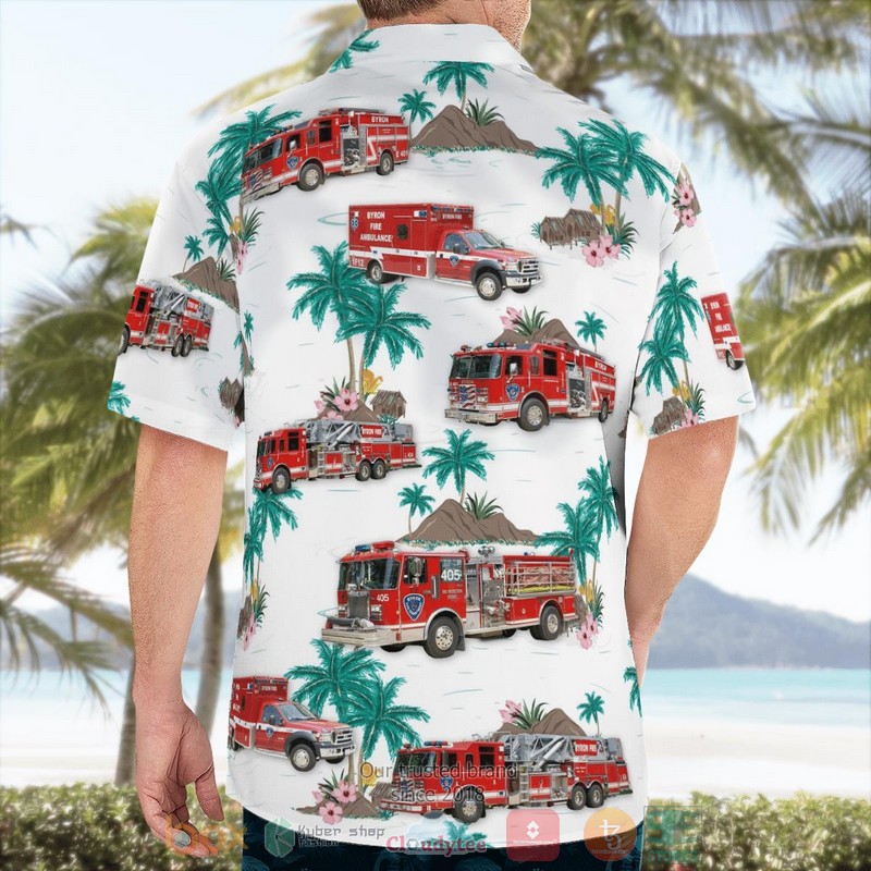 BEST Illinois Byron Fire Protection District Hawaii Shirt 2 Illinois Byron Fire Protection District Hawaiian Shirt 1