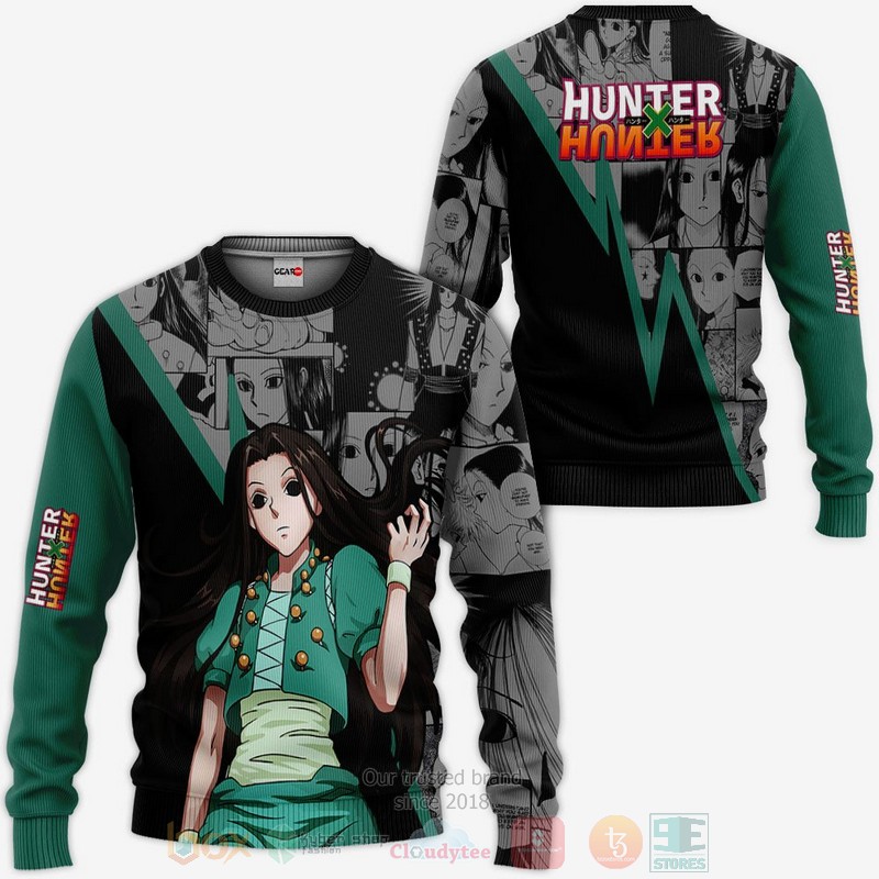 BEST Anime Illumi Zoldyck Custom Hunter x Hunter Anime-Manga All Over Print Hoodie-Bomber Jacket 2 Illumi Zoldyck Custom Hunter x Hunter Anime Manga 3D Hoodie Bomber Jacket 1
