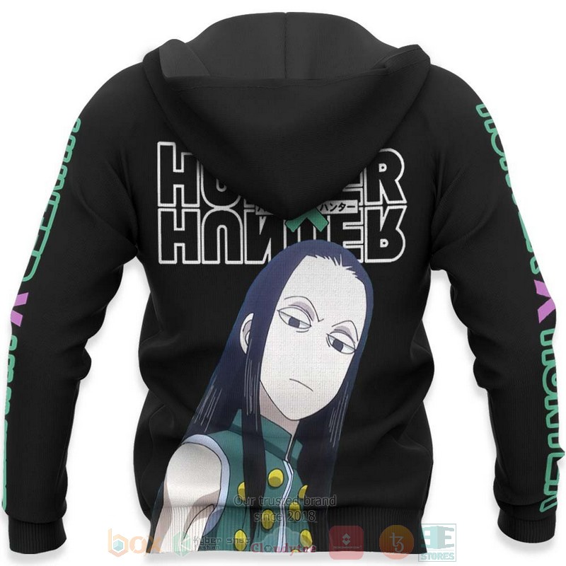 Illumi Zoldyck Custom Hunter x Hunter Anime 3D Hoodie Bomber Jacket 1 2 3 4