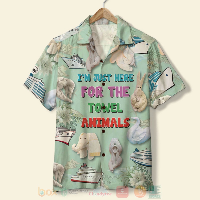 BEST I'm Just Here For The Towel Animals 3D Aloha Shirt 9 BEST I'm Just Here For The Towel Animals 3D Aloha Shirt word3