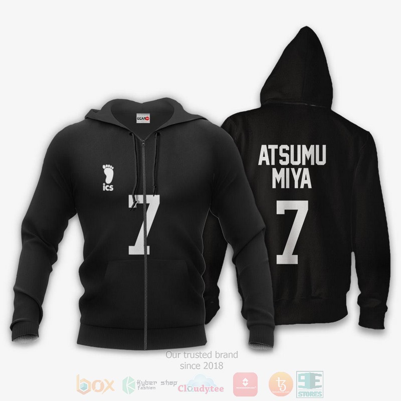 BEST Anime Inarizaki Atsumu Miya Uniform Number 7 Haikyuu All Over Print 3D Hoodie, Shirts 16 Inarizaki Atsumu Miya Uniform Number 7 Haikyuu Anime 3D Hoodie Shirt