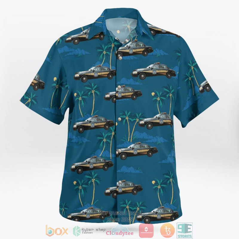 Indiana State Capitol Police Ford CVPI 1998 Hawaiian shirt 3 Indiana State Capitol Police Ford CVPI 1998 Hawaiian shirt word1