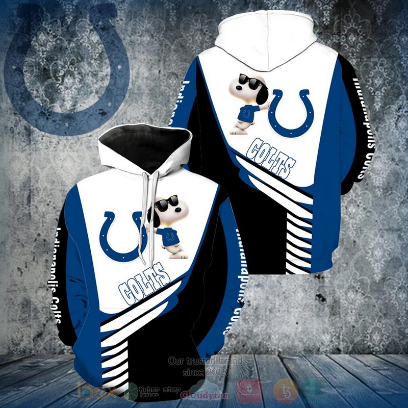 Indianapolis Colts NFL Snoopy 3D Hoodie Shirt
