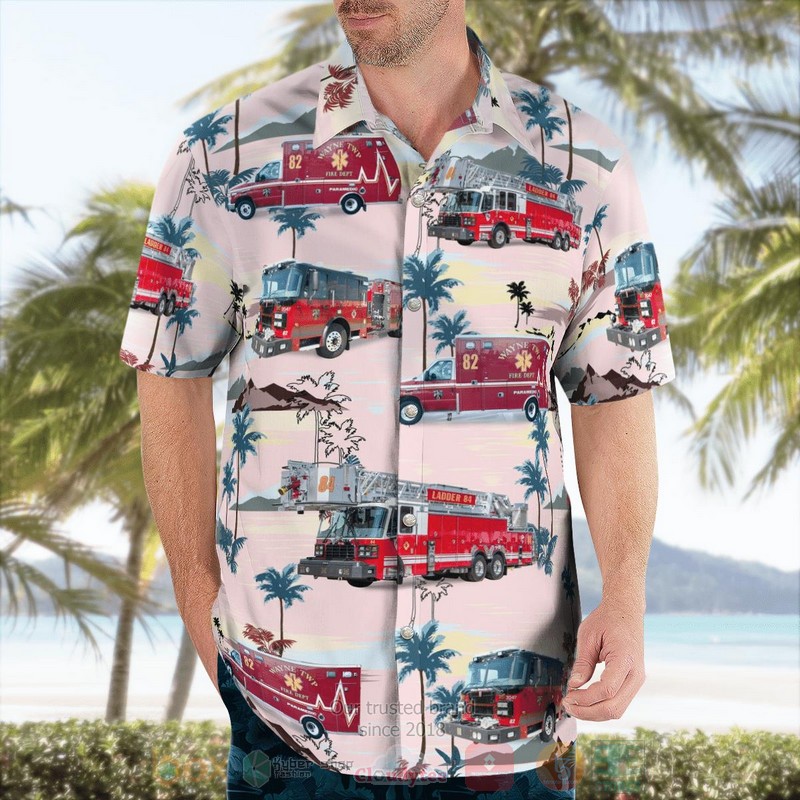 BEST Indianapolis, Indiana, Wayne Township Fire Department 3D Aloha Shirt 4 BEST Indianapolis, Indiana, Wayne Township Fire Department 3D Aloha Shirt word1