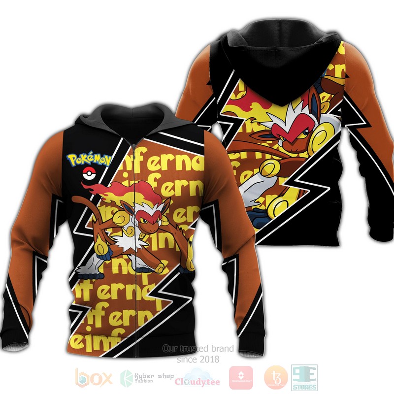 Infernape Costume Pokemon 3D Zip Hoodie