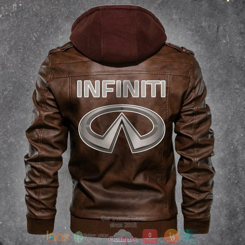 Infiniti Automobile Car Leather Jacket