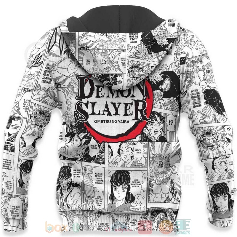 Inosuke Custom Anime Manga Kimetsu 3D Hoodie Shirt 1 2 3 4 5 6