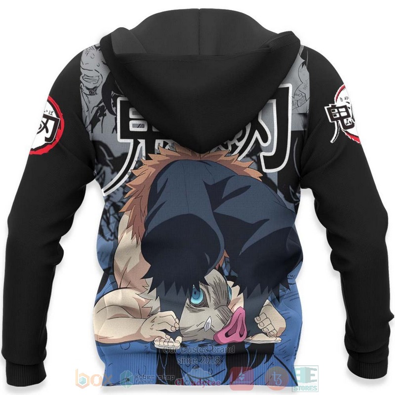 BEST Anime Inosuke Custom Kimetsu Anime-Manga All Over Print Hoodie-Bomber Jacket 5 Inosuke Custom Kimetsu Anime Manga 3D Hoodie Bomber Jacket 1 2 3 4