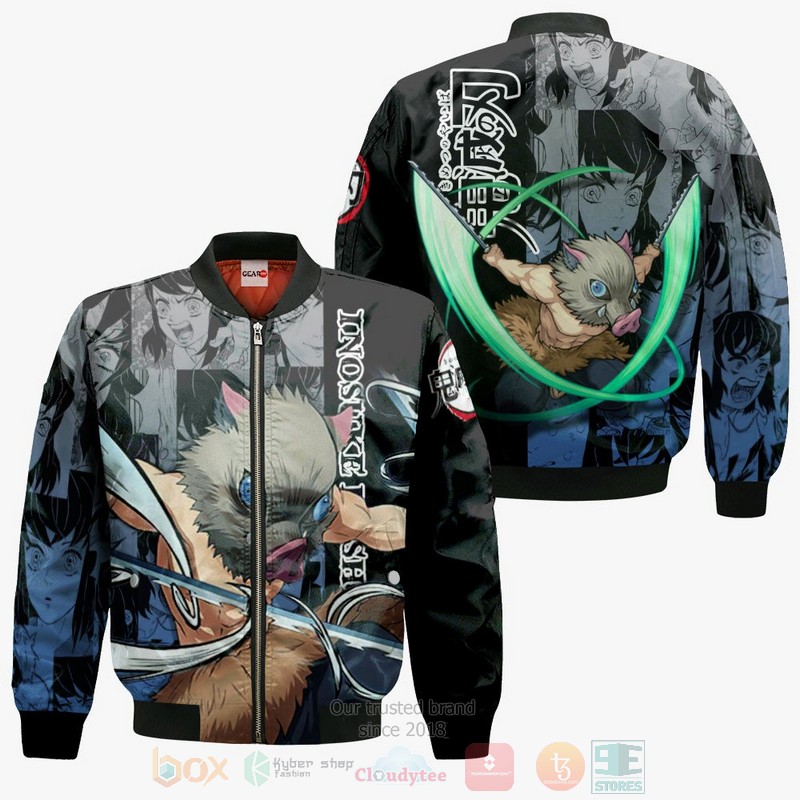 BEST Anime Inosuke Hashibira Custom Kimetsu Anime-Manga All Over Print Hoodie-Bomber Jacket 4 Inosuke Hashibira Custom Kimetsu Anime Manga 3D Hoodie Bomber Jacket 1 2 3