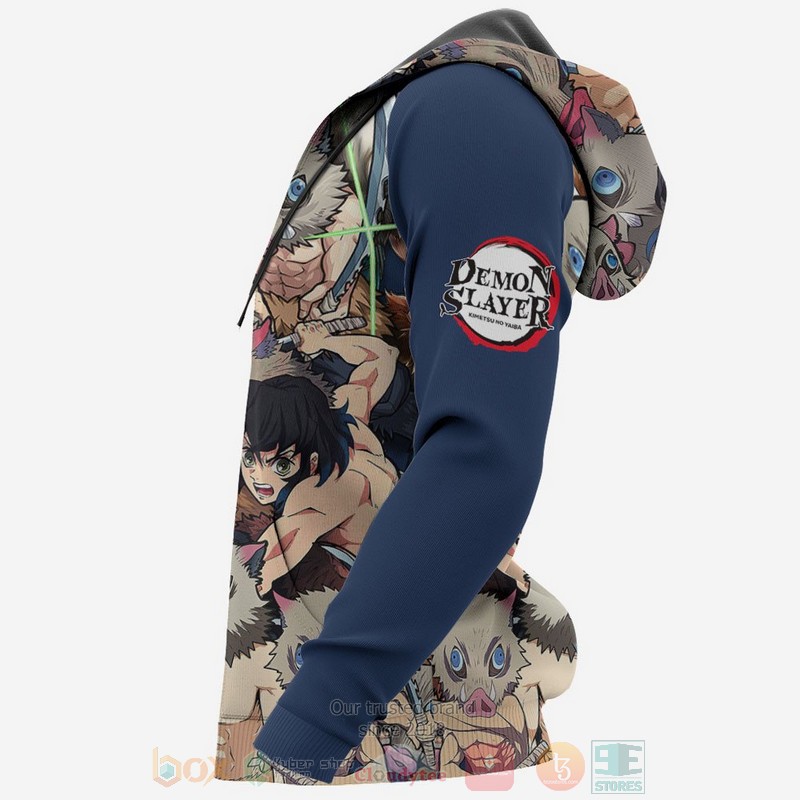 BEST Anime Inosuke Hashibira Custom Kimetsu All Over Print Hoodie-Bomber Jacket 6 Inosuke Hashibira Custom Kimetsu Anime 3D Hoodie Bomber Jacket 1 2 3 4 5