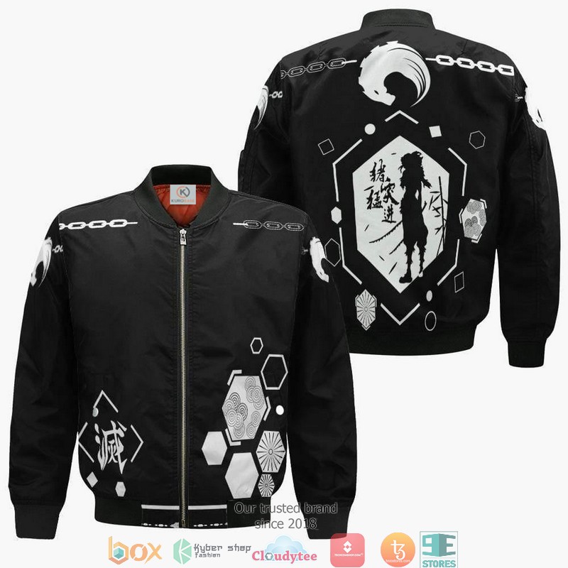 Inosuke Hashibira Unisex Demon Slayer Anime 3D Bomber jacket