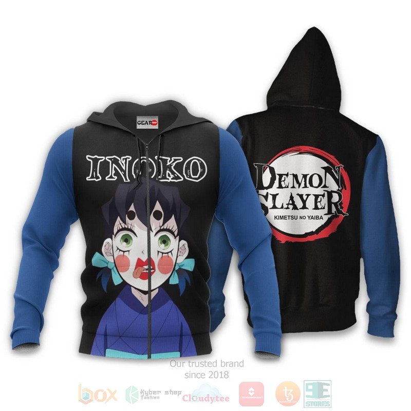 BEST Anime Inosuke Inoko Custom Kimetsu All Over Print Hoodie-Bomber Jacket 13 Inosuke Inoko Custom Kimetsu Anime 3D Hoodie Bomber Jacket