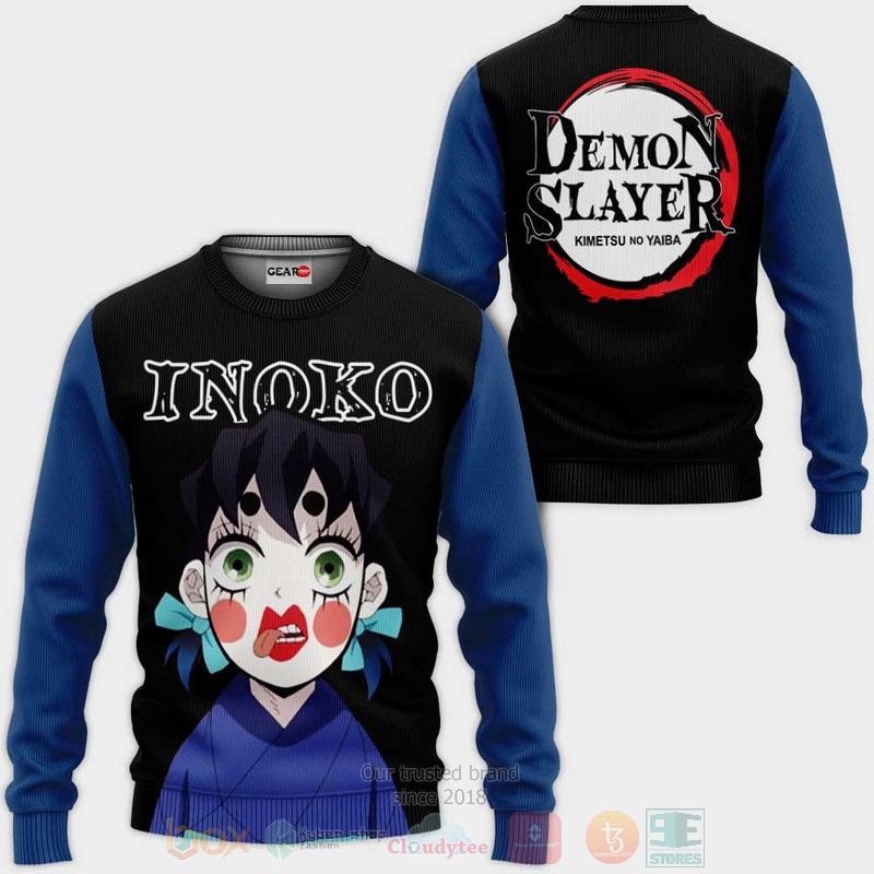 BEST Anime Inosuke Inoko Custom Kimetsu All Over Print Hoodie-Bomber Jacket 2 Inosuke Inoko Custom Kimetsu Anime 3D Hoodie Bomber Jacket 1
