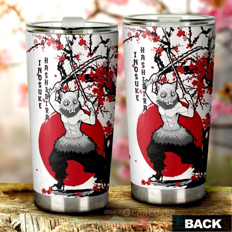 BEST Inosuke Japan Style Demon Slayer Anime 3D Steel Tumbler 3 Inosuke Japan Style Demon Slayer Anime Tumbler 1 2