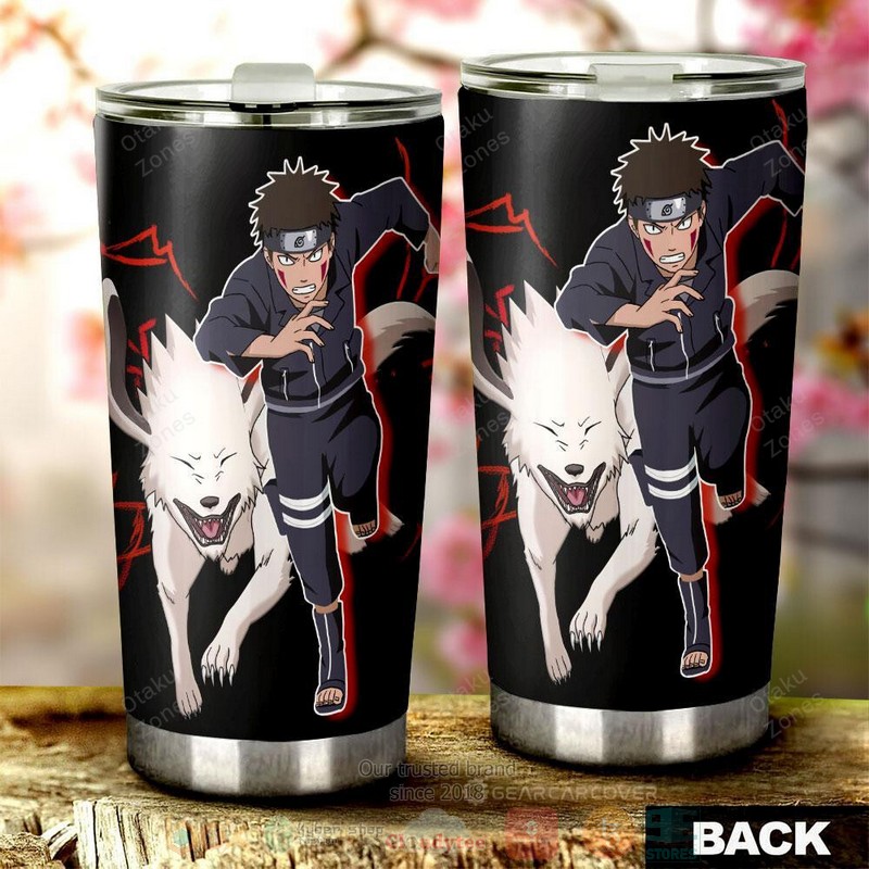BEST Inuzuka Kiba Naruto Anime 3D Steel Tumbler 3 Inuzuka Kiba Naruto Anime Tumbler 1 2