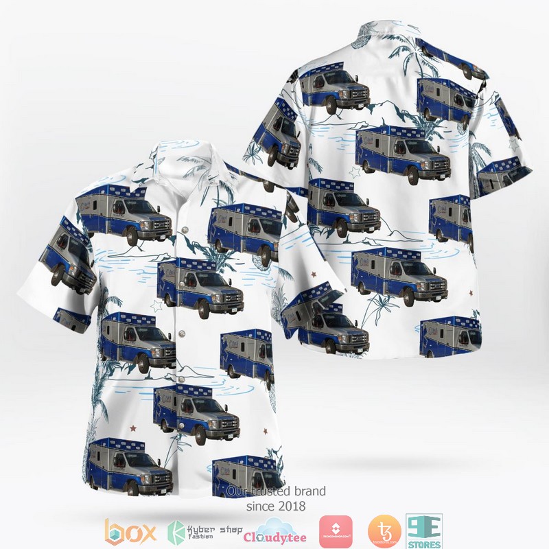 Iowa Area Ambulance-Cedar Rapids Hawaii 3D Shirt 2 Iowa Area Ambulance Cedar Rapids Hawaii 3D Shirt