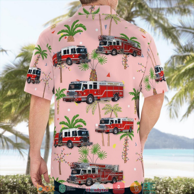 Iowa City Fire Department 3D Hawaii Shirt 4 Iowa City Fire Department 3D Hawaii Shirt 1 2 3