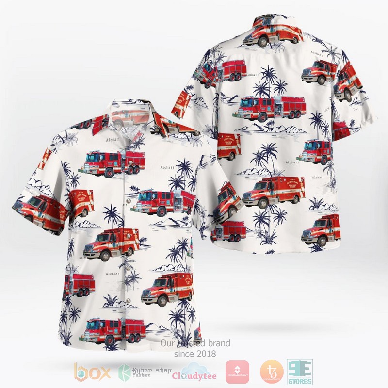 Pleasant Prairie Kenosha County Wisconsin Pleasant Prairie Fire Rescue Department Hawaiian Shirt