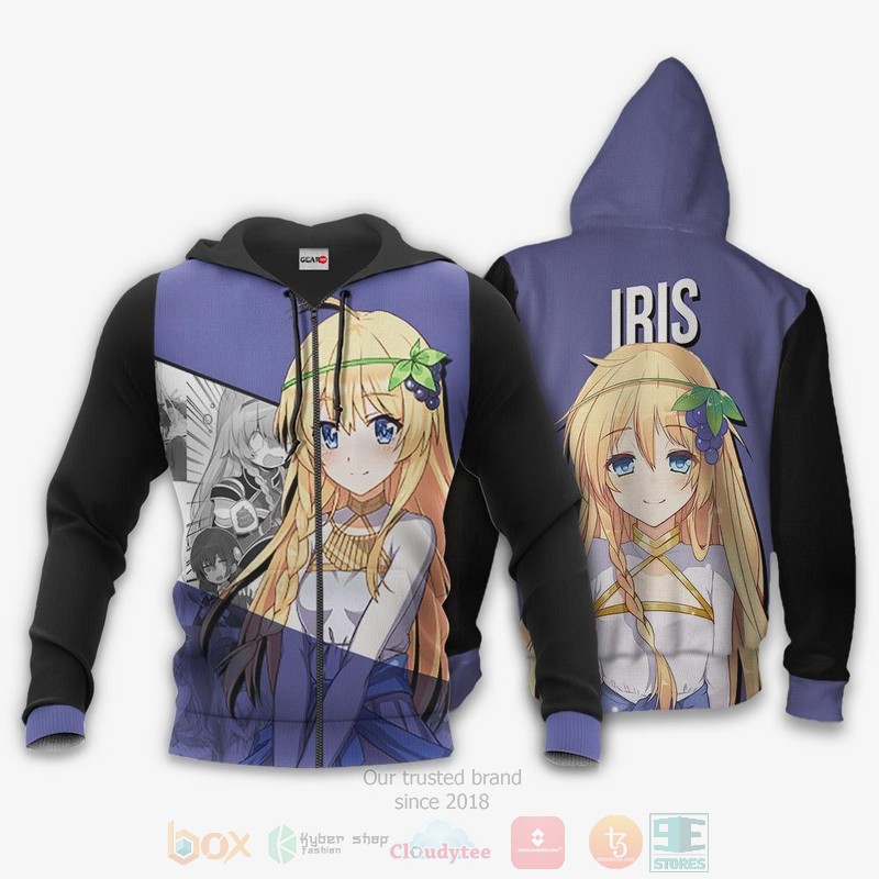 BEST Anime Iris KonoSuba All Over Print Hoodie-Bomber Jacket 1 Iris KonoSuba Anime 3D Hoodie Bomber Jacket