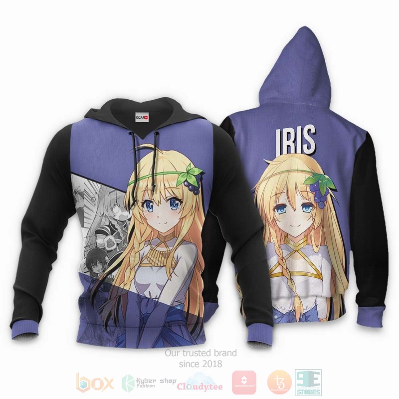 BEST Anime Iris KonoSuba All Over Print Hoodie-Bomber Jacket 3 Iris KonoSuba Anime 3D Hoodie Bomber Jacket 1 2