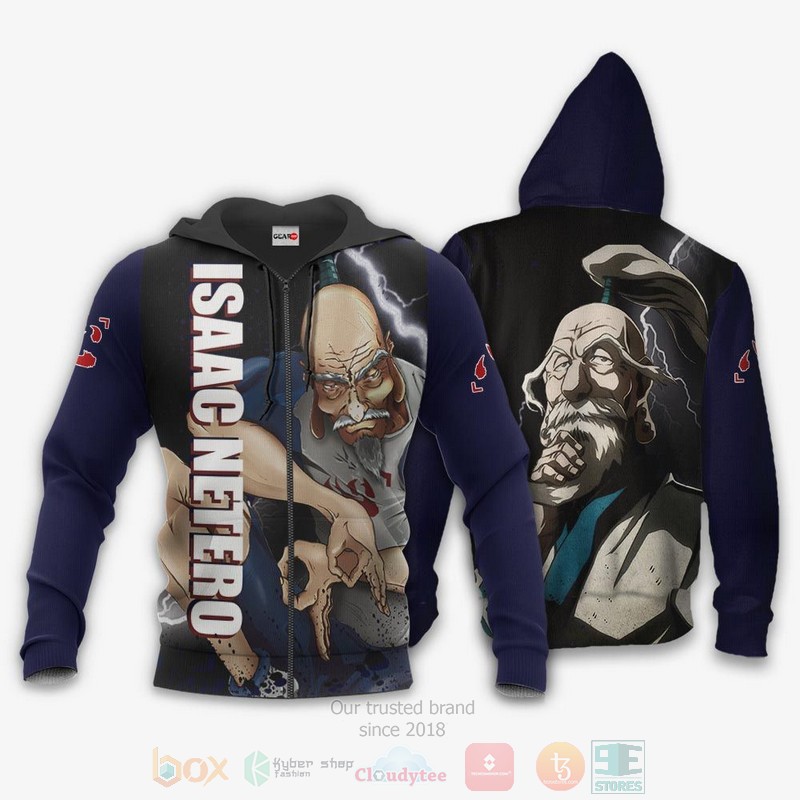 BEST Anime Isaac Netero Hunter x Hunter All Over Print Hoodie-Bomber Jacket 1 Isaac Netero Hunter x Hunter Anime 3D Hoodie Bomber Jacket