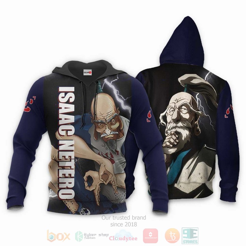 BEST Anime Isaac Netero Hunter x Hunter All Over Print Hoodie-Bomber Jacket 3 Isaac Netero Hunter x Hunter Anime 3D Hoodie Bomber Jacket 1 2
