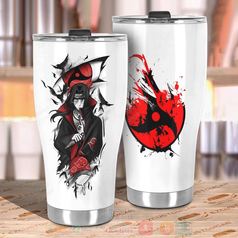 BEST Itachi Akatsuki Naruto Travel Anime 3D Steel Tumbler 3 Itachi Akatsuki Naruto Travel Anime Tumbler 1 2