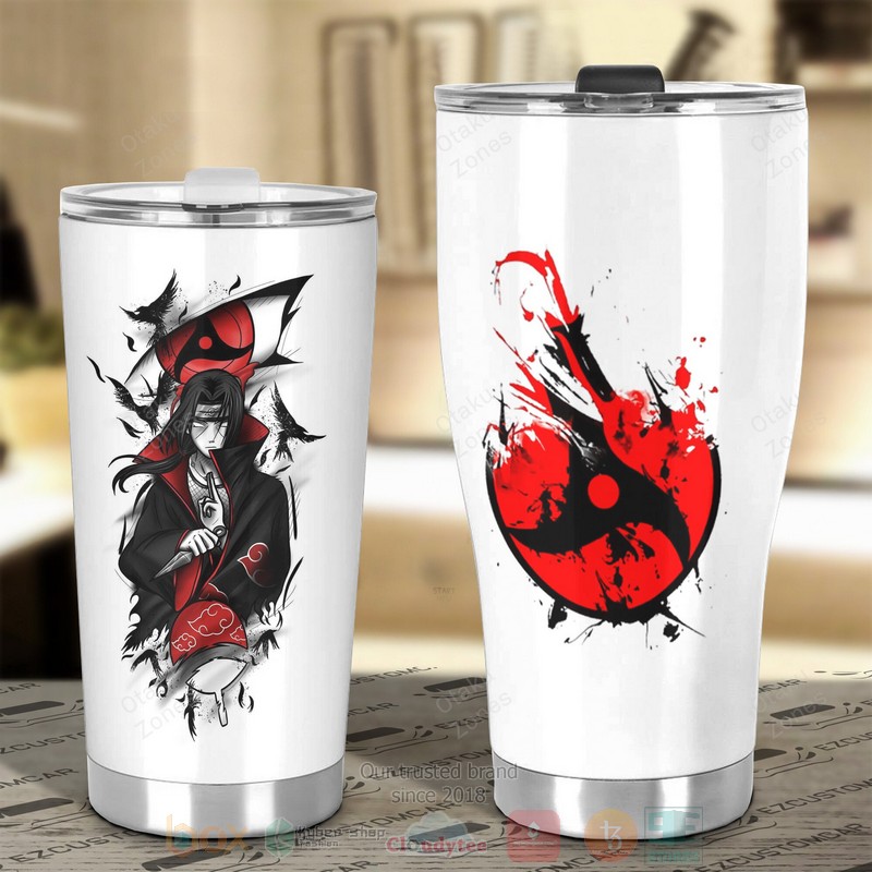 BEST Itachi Akatsuki Naruto Travel Anime 3D Steel Tumbler 4 Itachi Akatsuki Naruto Travel Anime Tumbler 1 2 3