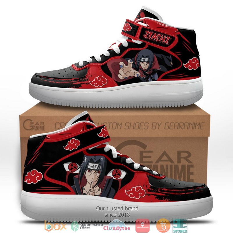 Itachi Uchiha Akatsuki Anime High Air Force Shoes