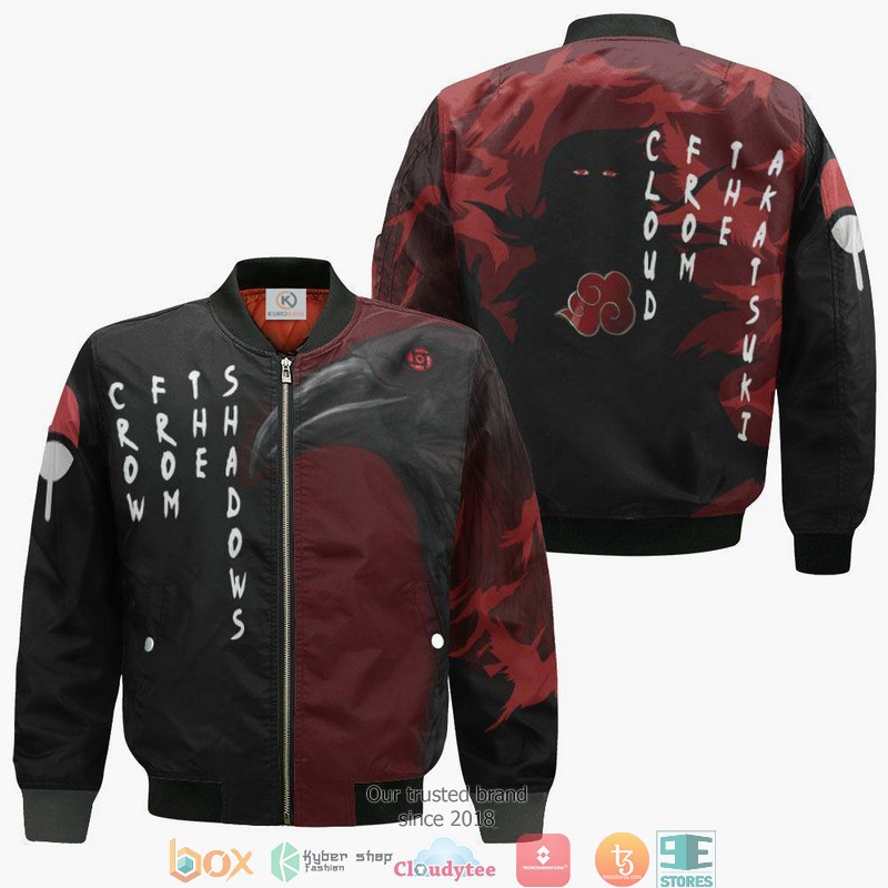 Itachi Uchiha Naruto Anime 3D Bomber jacket