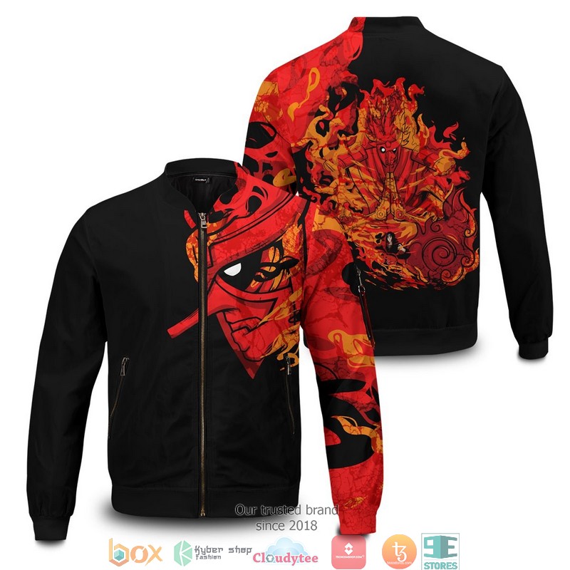 Itachi Uchiha Susanoo Bomber Jacket word3