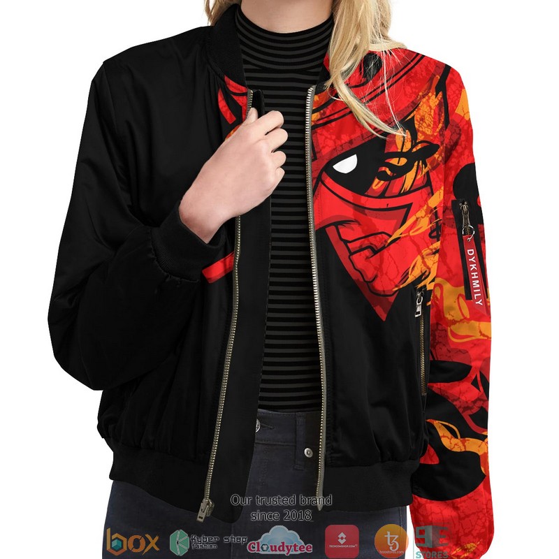 Itachi Uchiha Susanoo Bomber Jacket word3