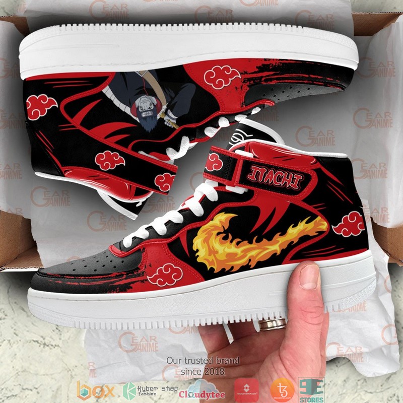 Itachi Uchiha and Kisame Akatsuki Anime High Air Force Shoes 4 Itachi Uchiha and Kisame Akatsuki Anime High Air Force Shoes 1 2 3