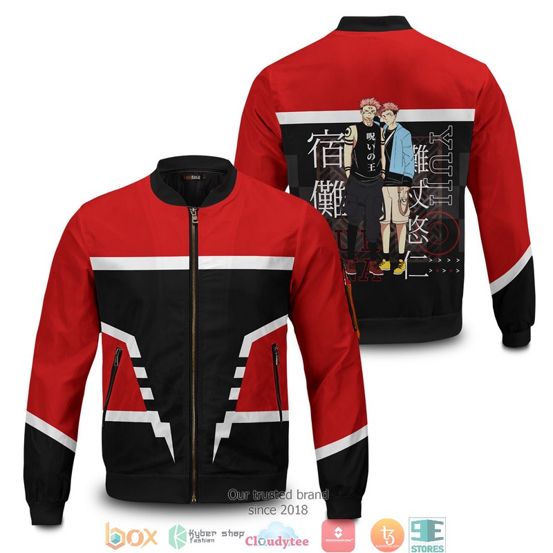 Itadori Sukuna Stwear Bomber Jacket word3