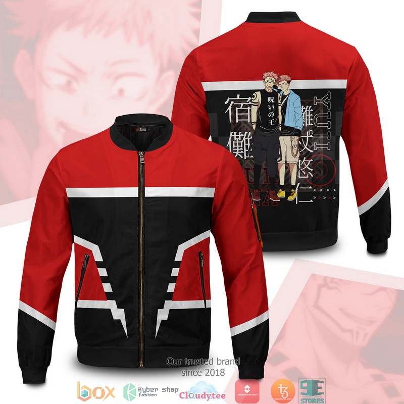 Itadori Sukuna Stwear Bomber Jacket 2 Itadori Sukuna Stwear Bomber Jacket word2