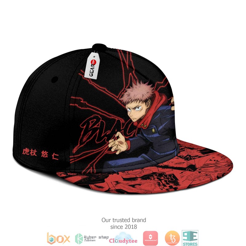 Itadori Yuuji Jujutsu Kaisen Snapback hat 3 Itadori Yuuji Jujutsu Kaisen Snapback hat 1 2