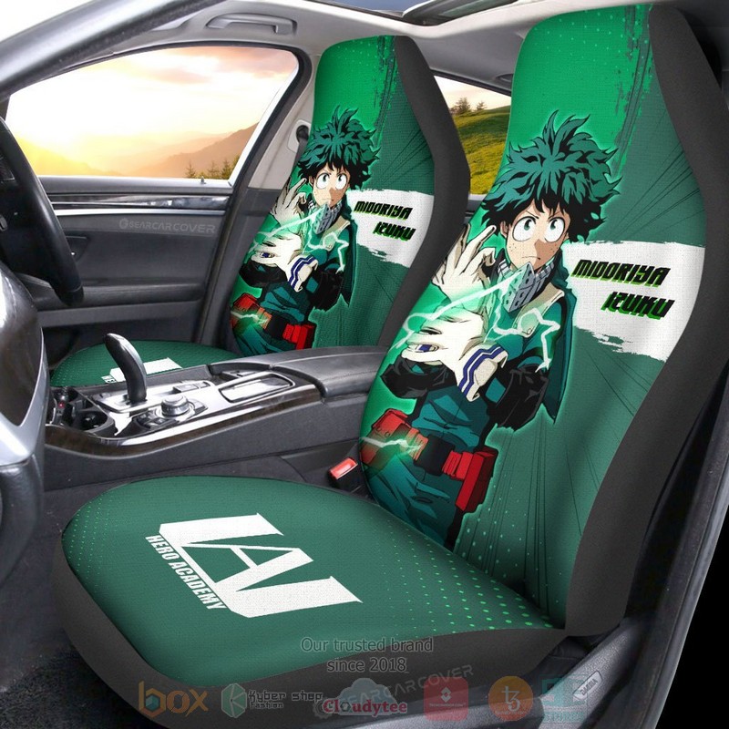 Izuku Midoriya My Hero Academia Anime Car Seat Cover 1