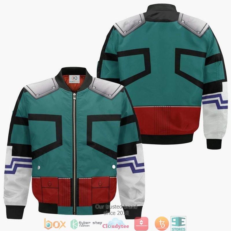 Izuku Midoriya My Hero Academia Mha Anime 3D Bomber jacket