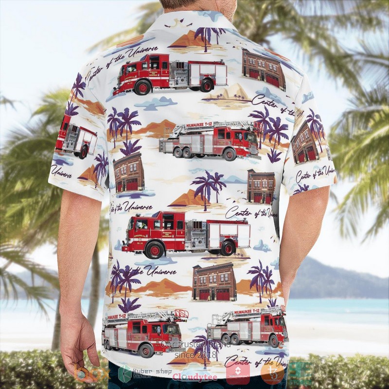 Milwaukee Fire Department Hawaiian Shirt 2 Milwaukee Fire Department Hawaiian Shirt word2
