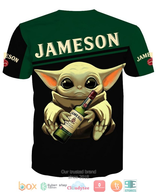 Jameson Baby Yoda 3D Full All Over Print Shirt hoodie 1 2 3 4 5 6