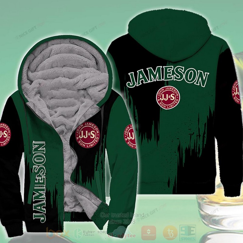 Jameson Irish Whiskey Fleece Zip Hoodie